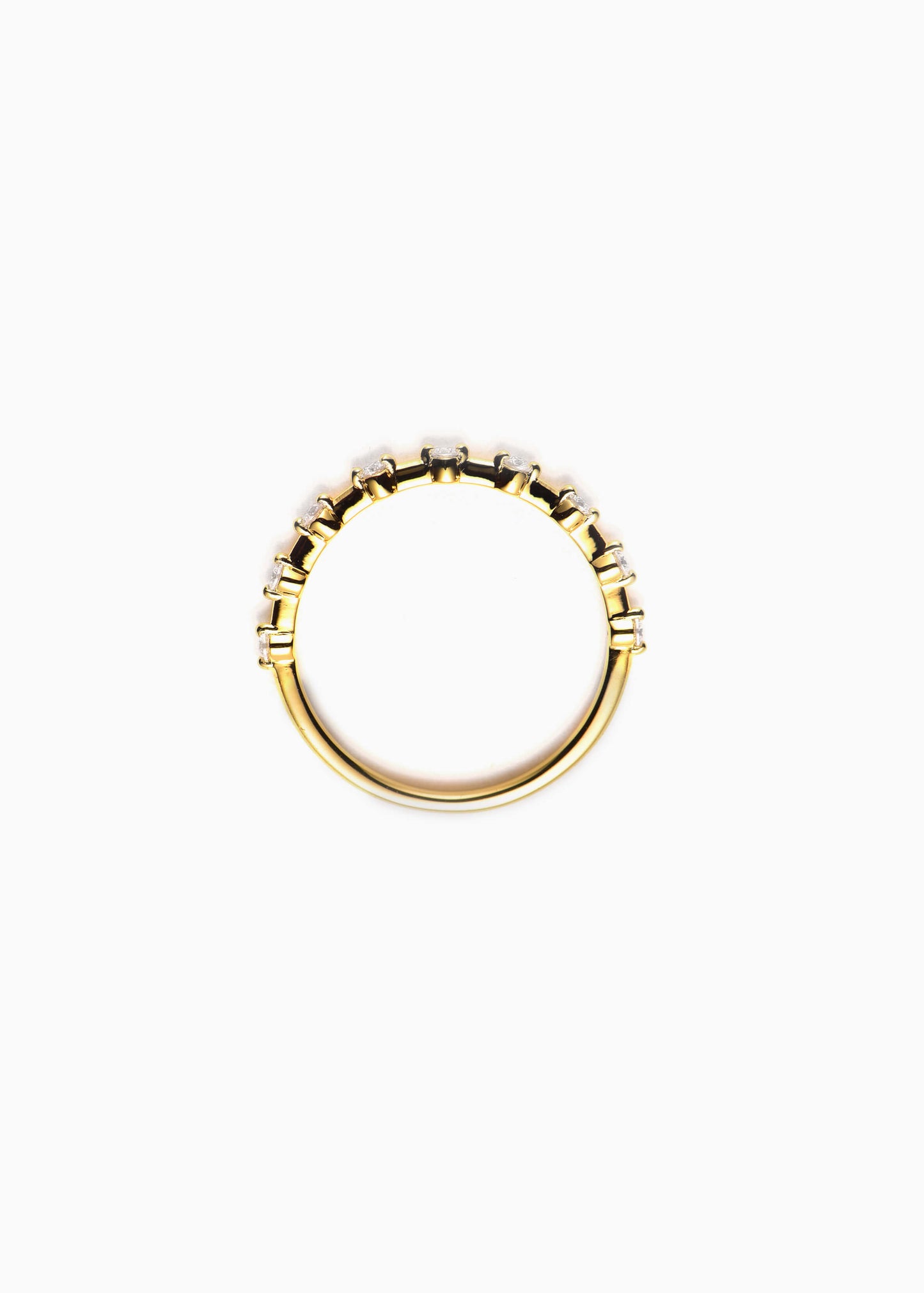 Petite Diamond Distance Band Ring