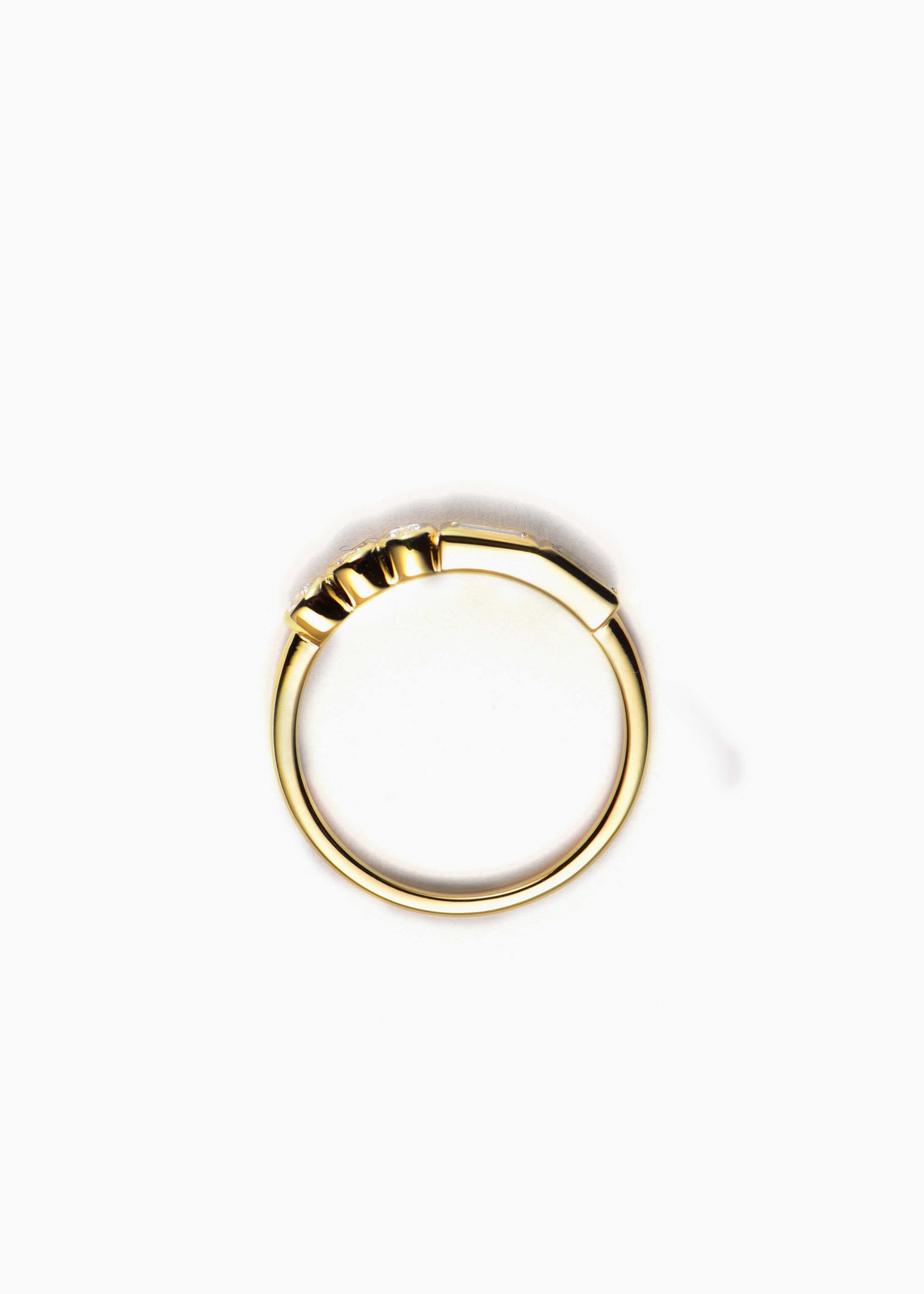 Petite Diamond Distance Ring