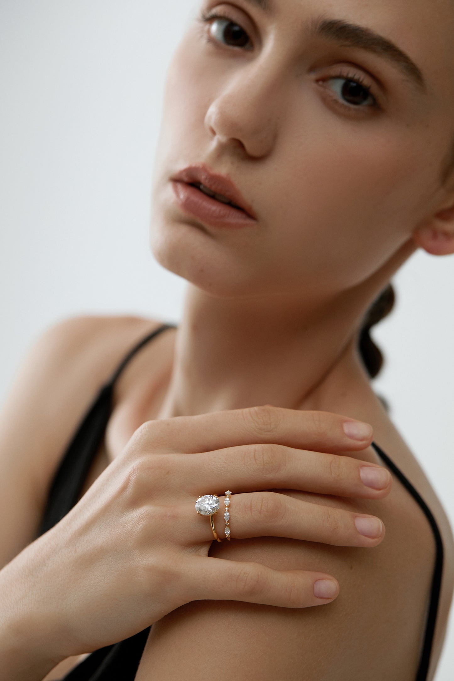 Lab-Grown Diamond Oval Cut Ring High Clarity (VS F Color)