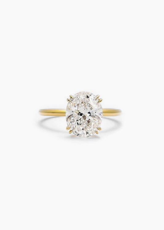 Lab-Grown Diamond Oval Cut Ring High Clarity (VS F Color)