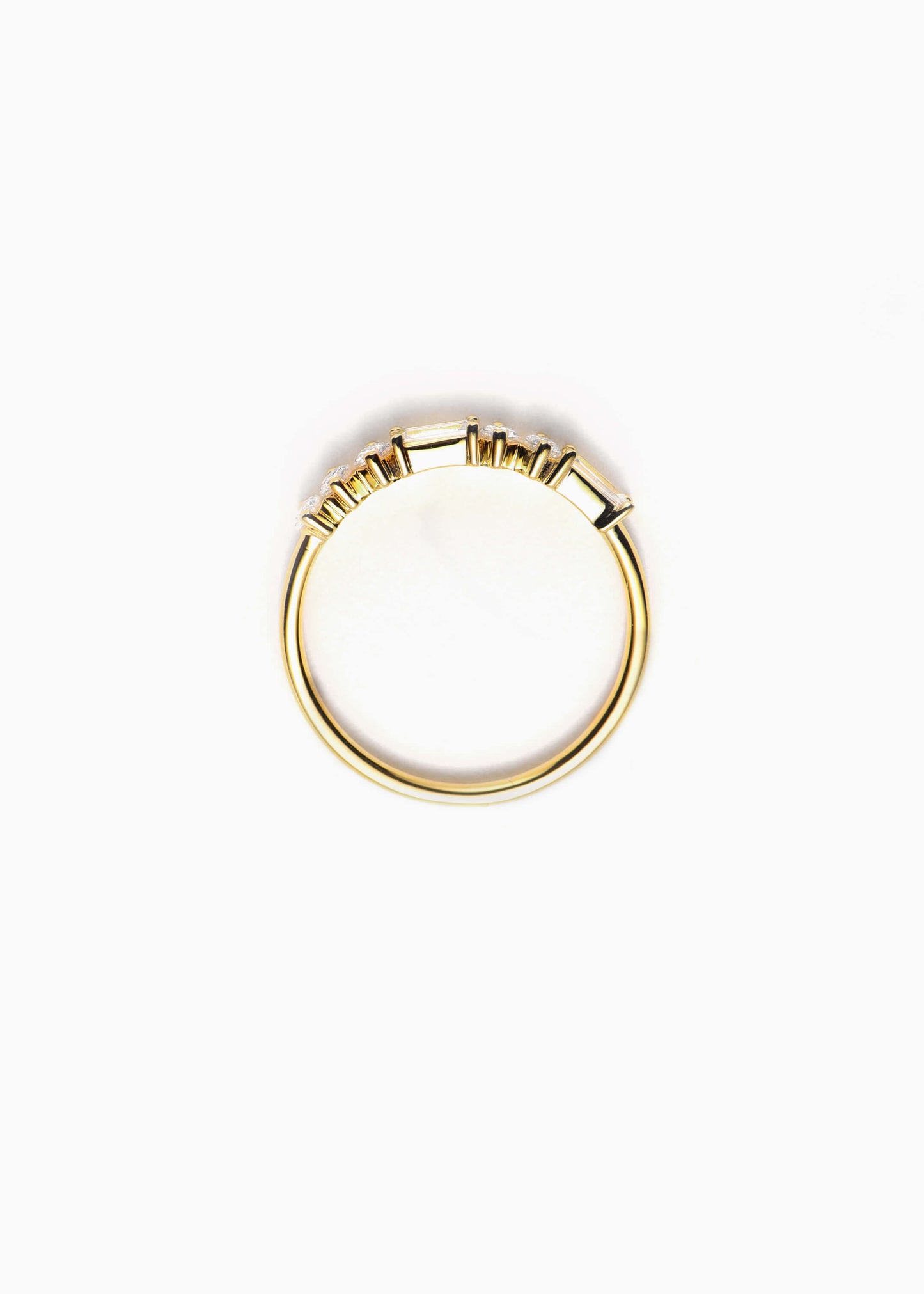 Hiamond Petite Diamond Distance Band Ring