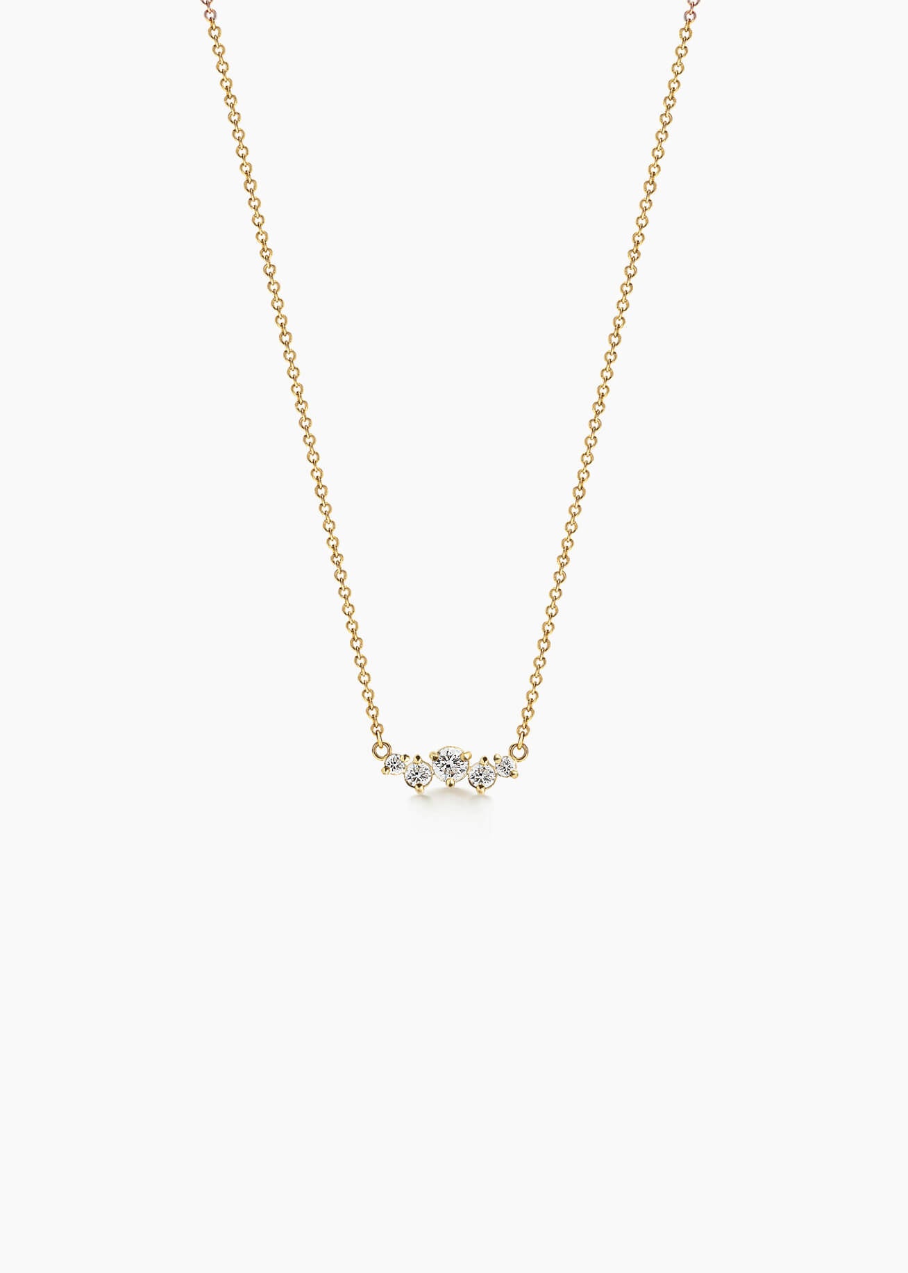 Hiamond Round Necklace